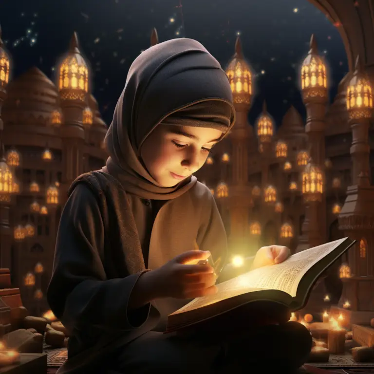 mohab.mohamed_muslim_boy_reading_book_in_3d_7eccd042-d382-4d7c-9b1b-6830ed664749